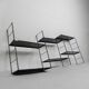 Vintage modular wall rack, wall unit, 1960s