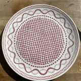 Gien cake dish model Aurelie red