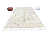 Tapis en laine pure fait main traditionnelle taille 2/3 m