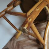 Chaise enfant vintage bois de châtaignier