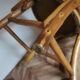 Vintage chestnut wood child chair