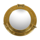Mirror porthole in brass 25 cm