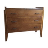 Vintage chest of drawers gilded oak