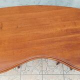 Brutalist table in solid oak