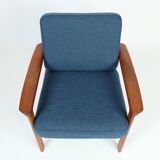 Danish Teak Armchair Mod. Borneo by Sven Ellekaer for Komfort, 1960s