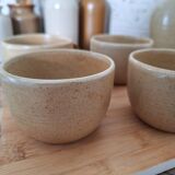 Vintage village stoneware mugs