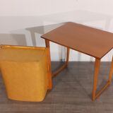 Norwegian teak and leather designer, 1960