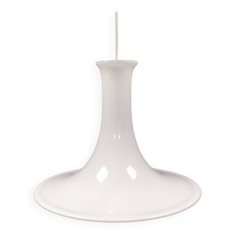 Mandarin hanging lamp from Holmegaard designed by Michael Bang 1983 Denmark