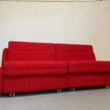 Red Apollo extendable sofa