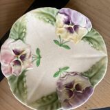 Set of 6 barbotine dessert plates