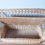 Rattan chest bench