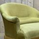 1950s velvet toad sofa