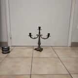 Pair of tripod candlesticks
