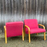 Armchairs by Joseph-André Motte, model 740, Steiner edition, circa 1958.