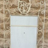 "B" wrought iron mirror 75x45cm