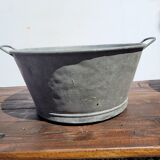 Zinc basin 43cms in diameter