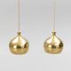 Helge Zimdal two ceiling lamps "Löken" Sweden 1970s
