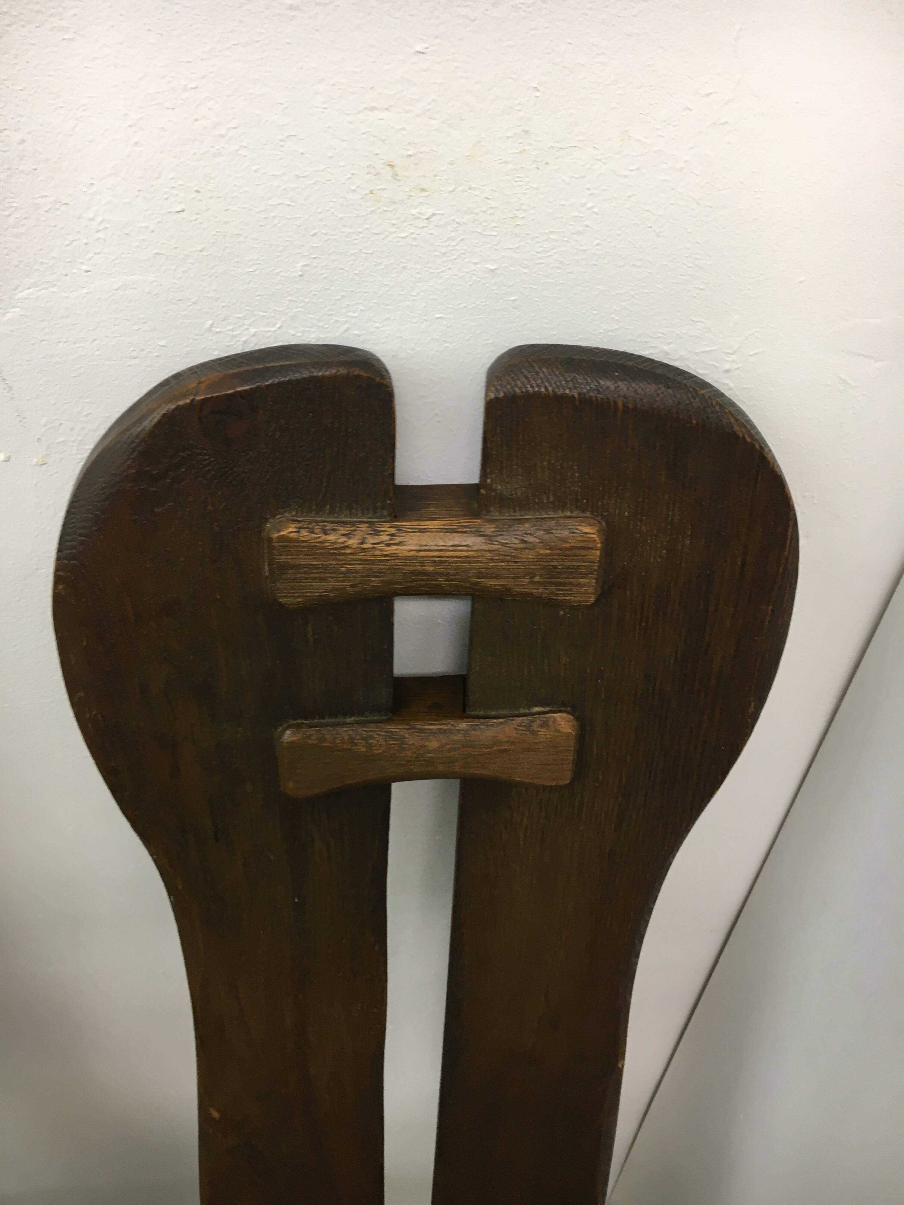 Set of 4 Belgian Brutalist Dining Chairs from De Puydt, 1970’s