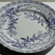 Set of 5 flat plates in earthenware with a lavender floral design H2 D22
