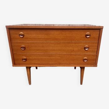 Scandinavian Teak Chest of Drawers by William Watting for Fristho, 1960