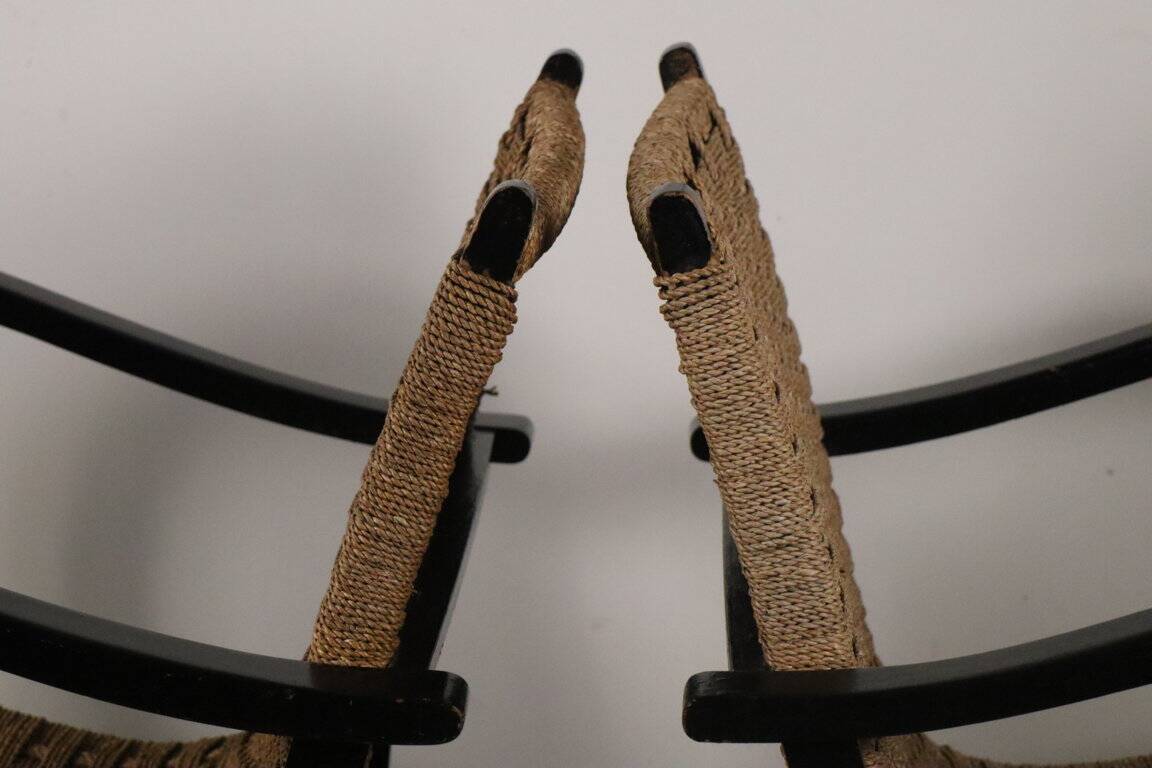 Pair of vintage armchairs by Erich Dieckmann, 1940