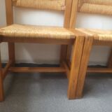Series of 4 elm chairs and mulched back house revival