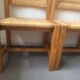 Series of 4 elm chairs and mulched back house revival