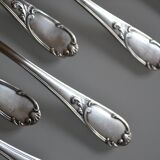 12 silver plated soup spoons Frionnet François