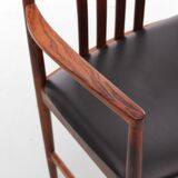 Scandinavian office chair in Rio rosewood