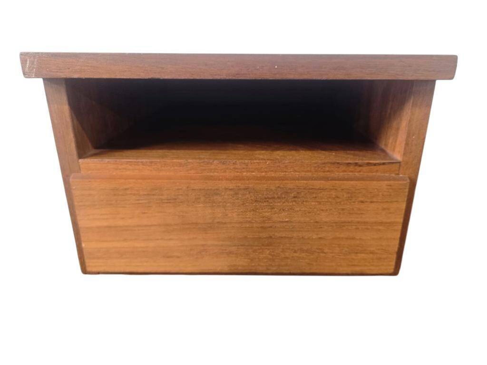 Banc en bois vintage / banc de téléphone / console