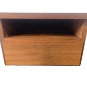 Banc en bois vintage / banc de téléphone / console
