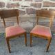 pair of Modernist Chairs BAUHAUS vintage cocktail 1950 GERMANY