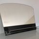 Two-tone bathroom mirror with its tablet, vintage 50s/60s