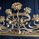 Art Nouveau Period Mirror in Wood Gilded with Gold Leaf - Late 19th Century