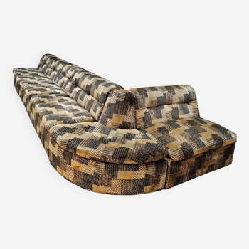 Vintage design modular sofa ‘mix & match patterns'