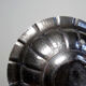 Large basin, bowl, Olri Italy vintage 1950s hammered silver.