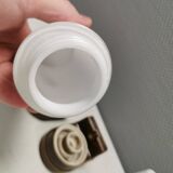 Ceramic bathroom lamp designed by Sigvard Bernadotte for IFÖ Sweden.