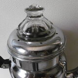 Vintage stainless steel coffee maker 50s