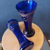 Pair of Sèvres crystal vase