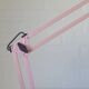Vintage Architect Desk Lamp / Pop Art / Rare Pink Table Light 1980's