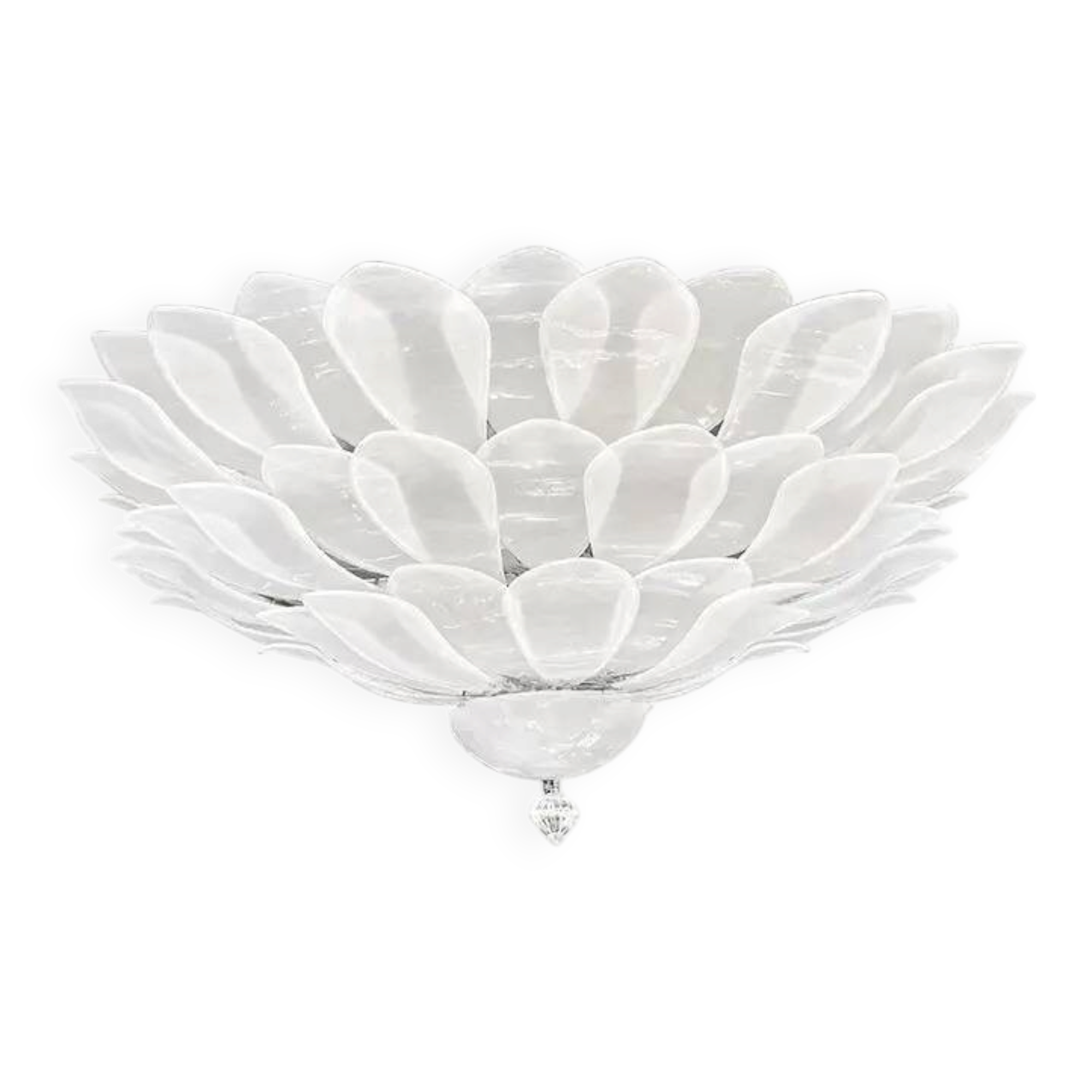 Artistic Contemporary Sanded Glass Flush Mount by SimoEng