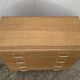 Commode  pieds compas bois brut 1950
