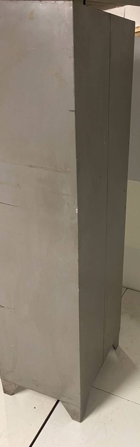 Industrial metal locker room