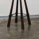 Vintage set of 3 Brutalist bar stools