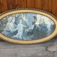 Art Nouveau artist, Holy Family, print, framed