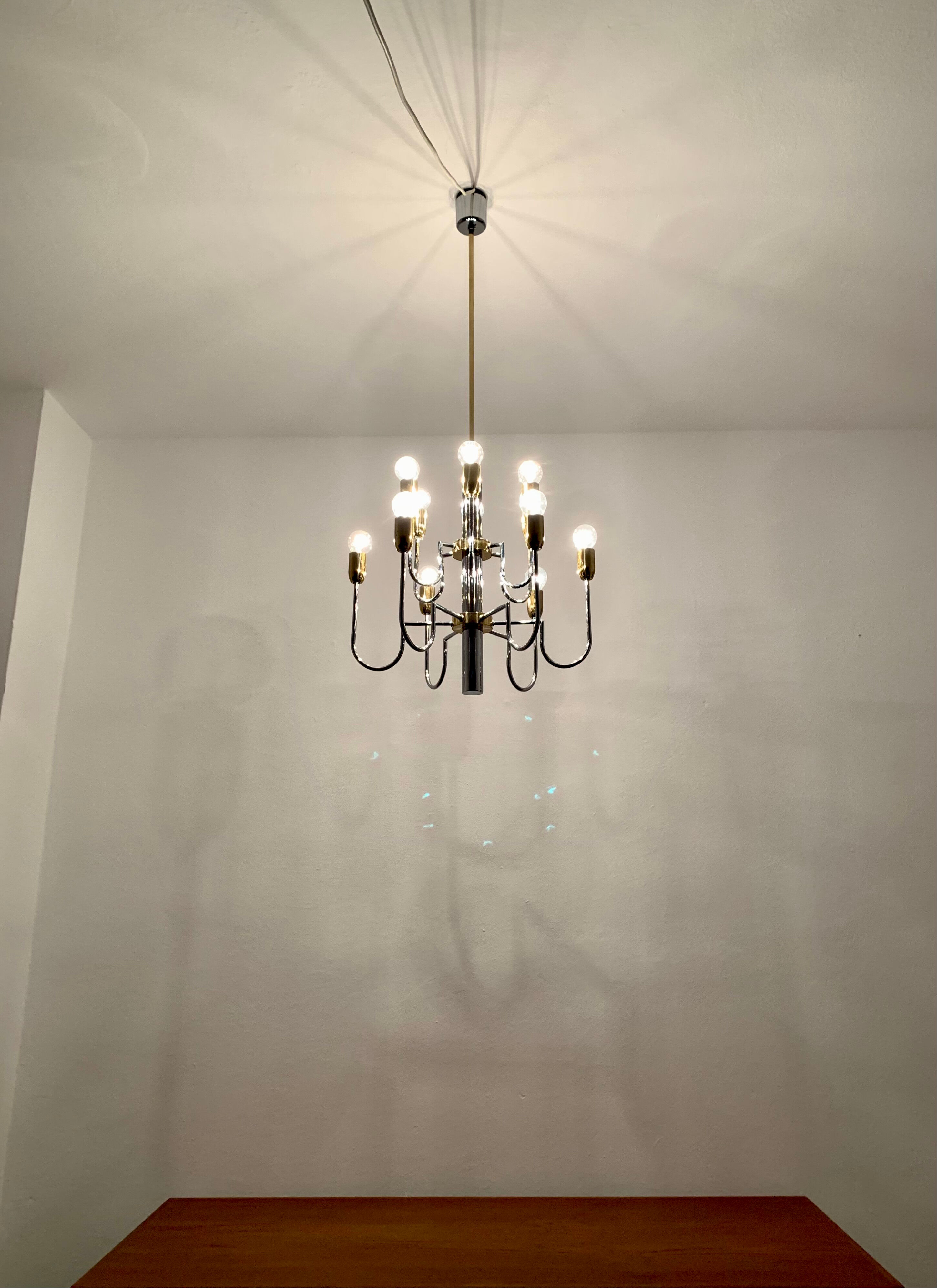 Bicolor chandelier