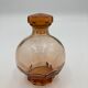 Pink glass shot decanter