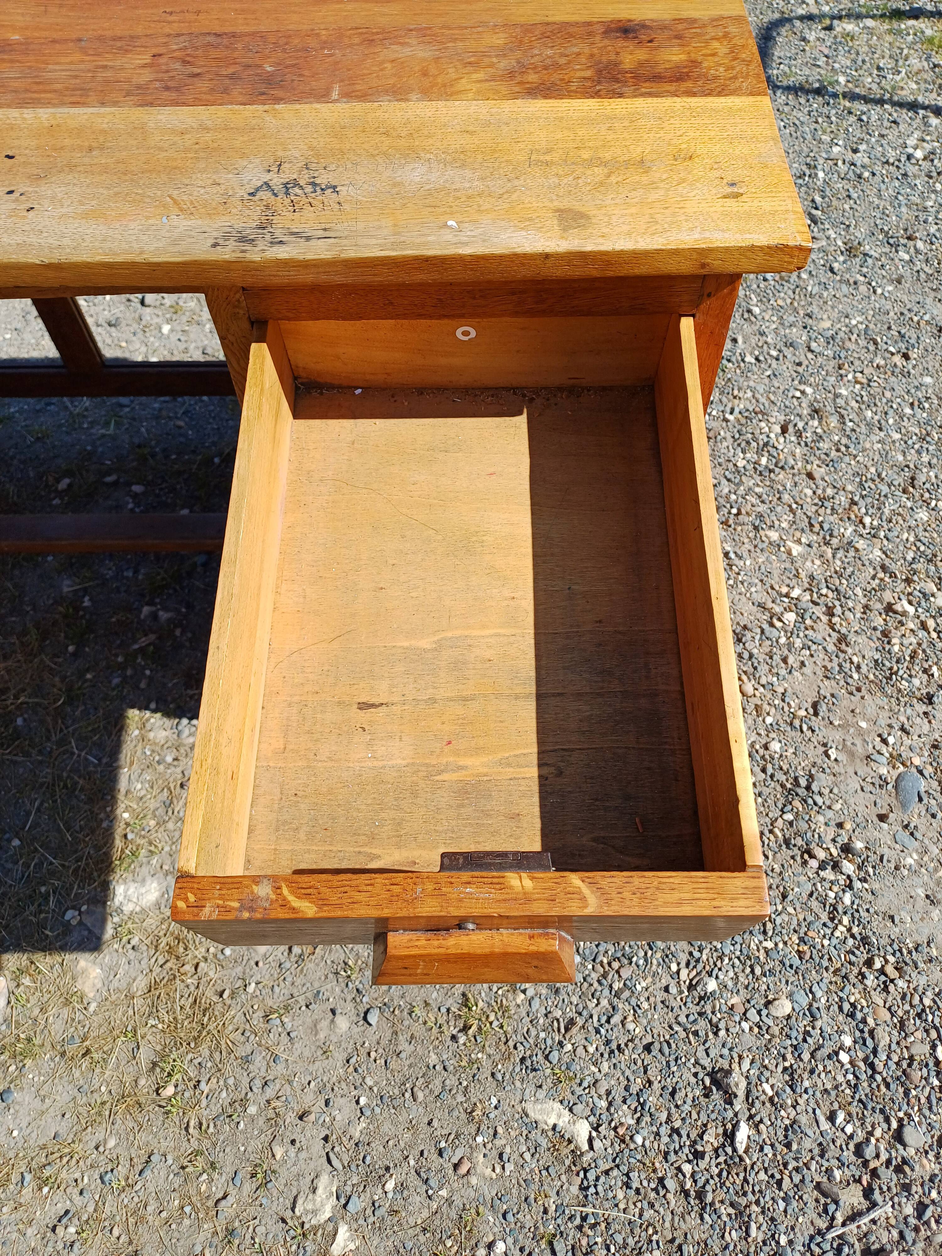Oak Wood Desk from the 1930s
