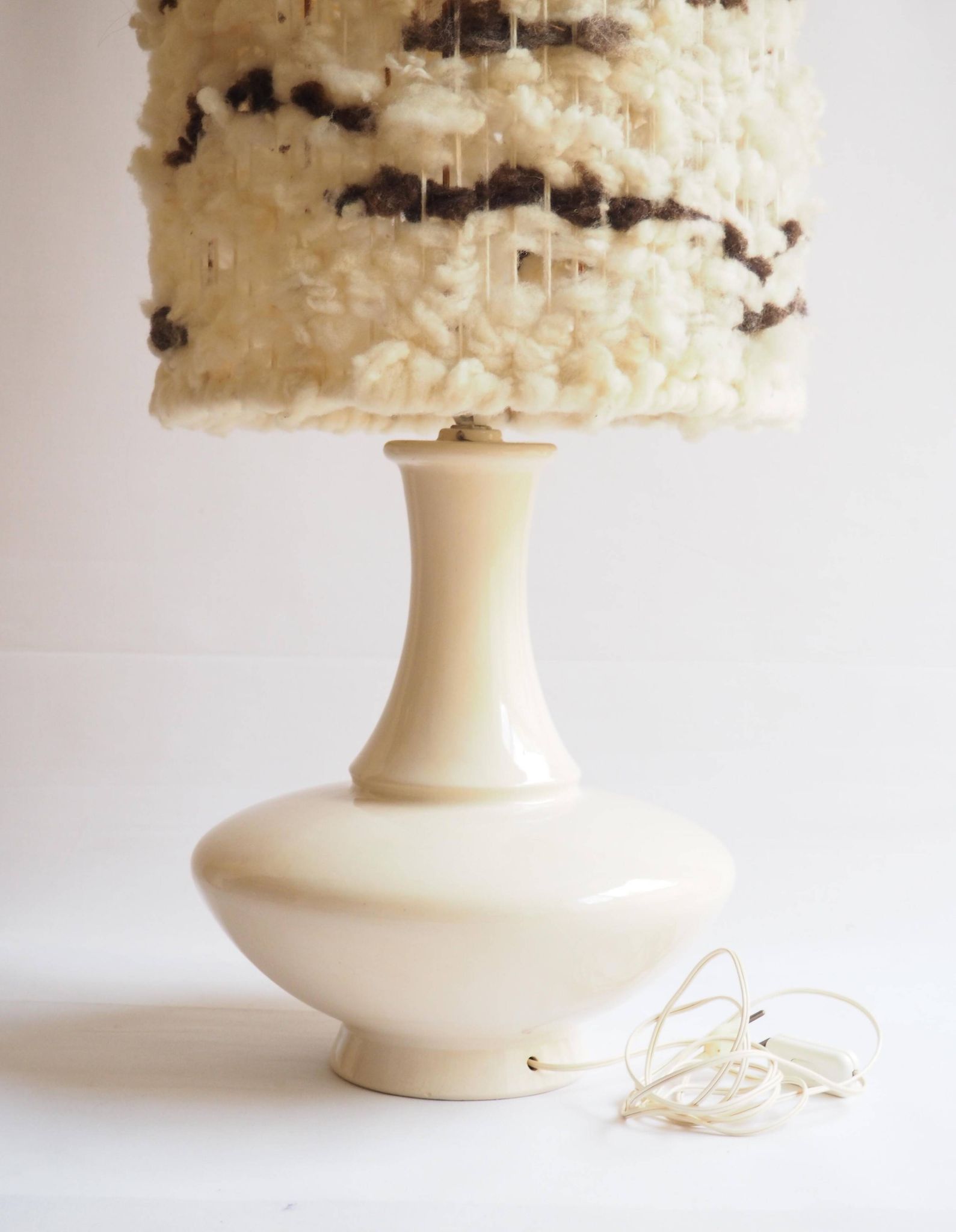 Large ceramic floor lamp