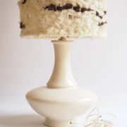 Large ceramic floor lamp